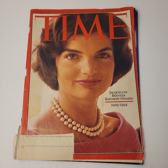 Jacqueline Kennedy Onassis Lot Of 3 Book And Magazines 1994 Time Newsweek - Picture 8 of 13